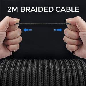 2M Braided Cable