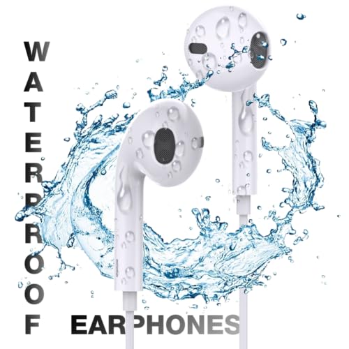 HY Wired Type C Earphones in Ear Earphones with in-line Mic, 14mm Driver, Call Function, Powerful Bass, Comfortable Wired Earphones, Multi-Functional Controller (White)